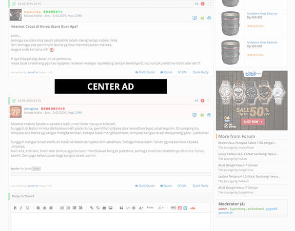 Ads Inventory Forum (Thread Page)